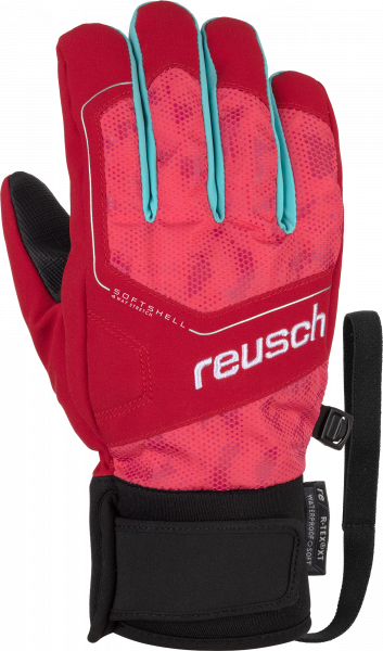 Reusch Torby R-TEX® XT Junior 6061210 3000 black red pink front